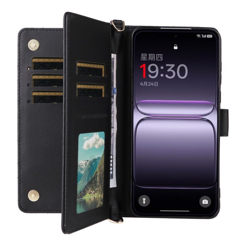 Housse OnePlus Nord 5 Matelassée avec Bandoulière