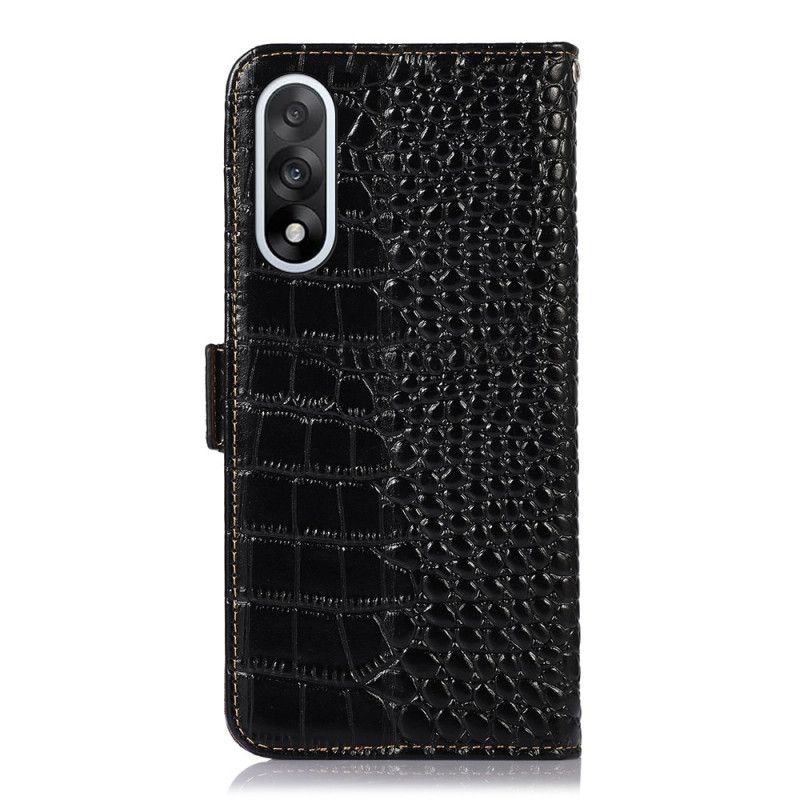Housse OnePlus Nord 5 Texture Crocodile