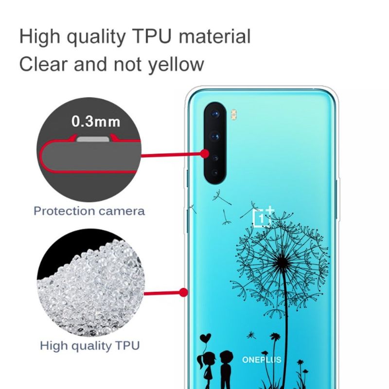 Coque OnePlus Nord Couple et Pissenlits