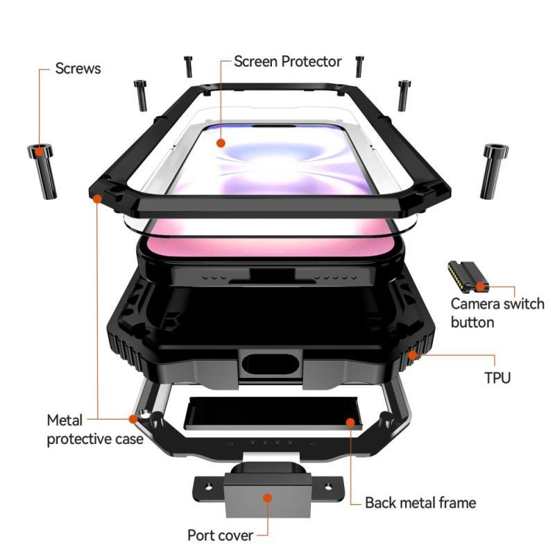 Coque iPhone 17 Armure R-JUST