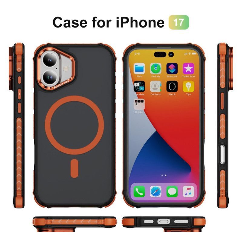 Coque pour iPhone 17 avec Support pour Objectif Compatible MagSafe