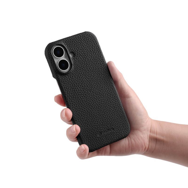 Coque pour iPhone 17 Compatible MagSafe Cuir et Microfibre