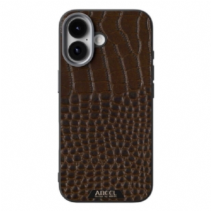 Coque iPhone 17 Compatible MagSafe Effet Croco ABEEL