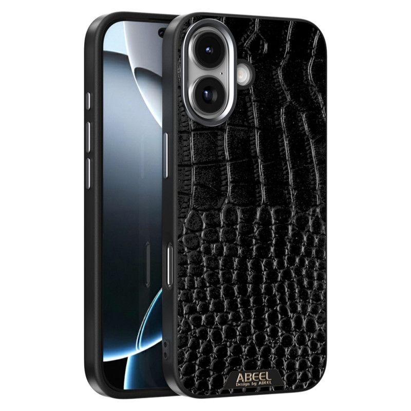 Coque iPhone 17 Compatible MagSafe Effet Croco ABEEL