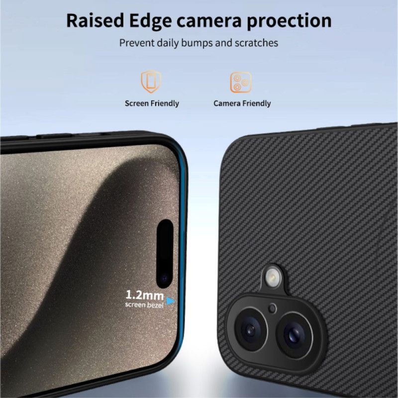 Coque iPhone 17 Compatible MagSafe Fibre Carbone
