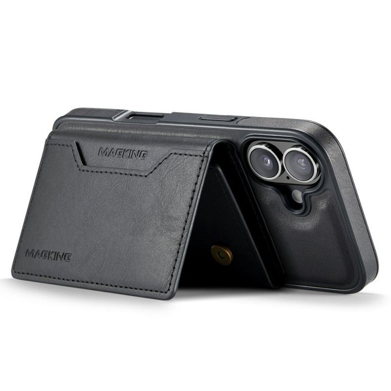 Coque iPhone 17 Compatible MagSafe Porte-Cartes Détachable MAGKING
