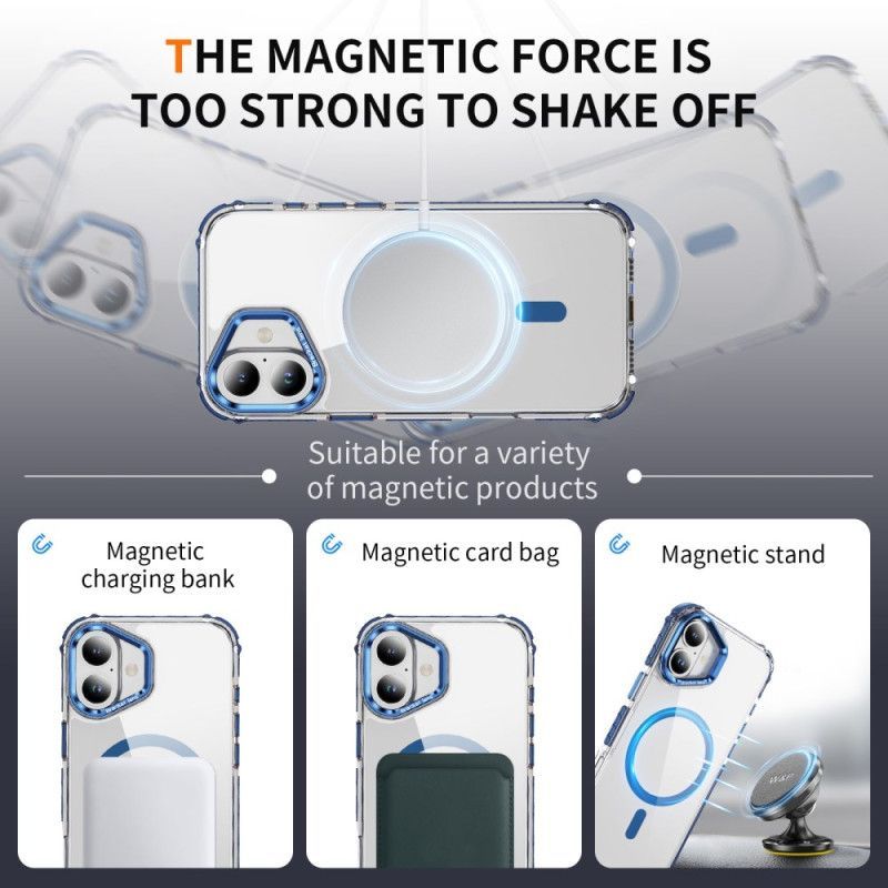 Coque iPhone 17 Compatible MagSafe Support et et Protection d'Objectif
