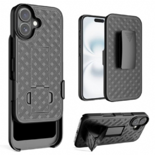 Coque iPhone 17 Coulissante avec Béquille et Clip