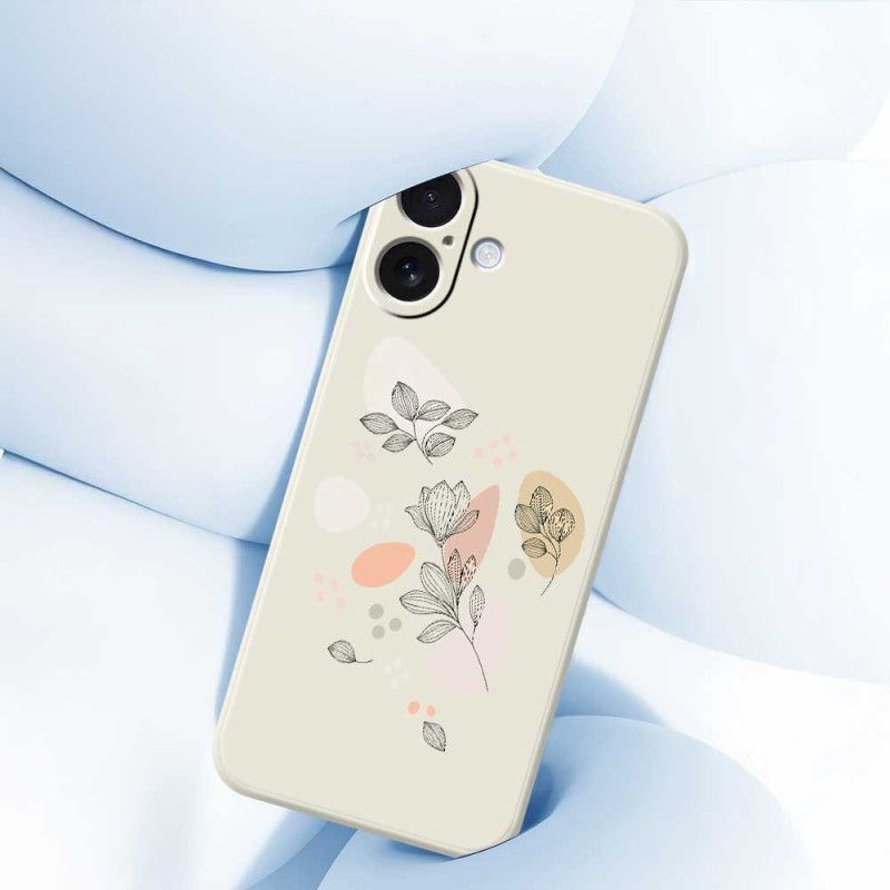 Coque pour iPhone 17 Feuilles Esquissées