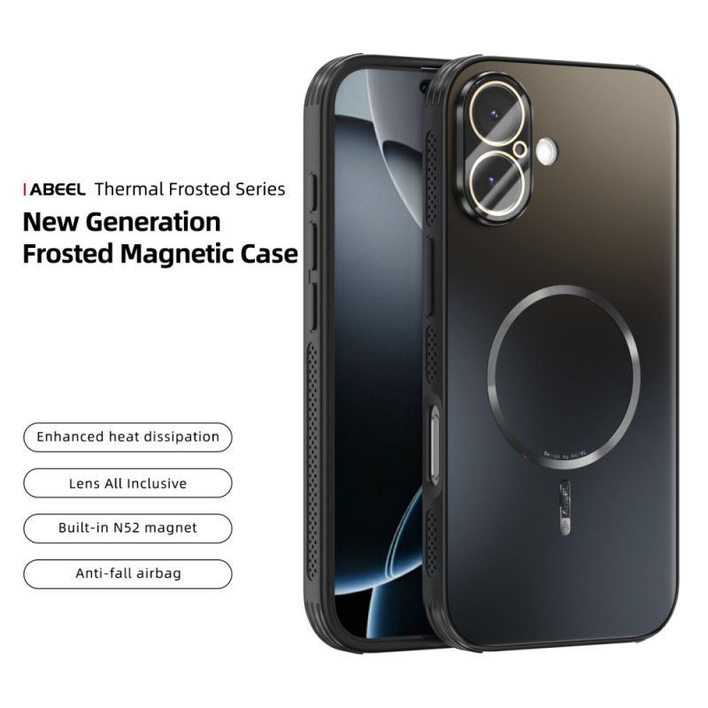 Coque iPhone 17 Magnétique Effet Glacé ABEEL