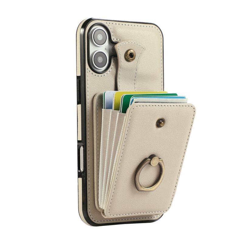 Coque iPhone 17 Multi-Cartes et Bandoulière
