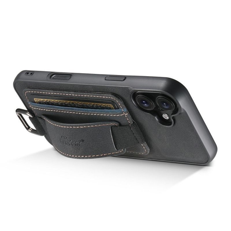 Coque iPhone 17 Porte-Cartes Design Rétro