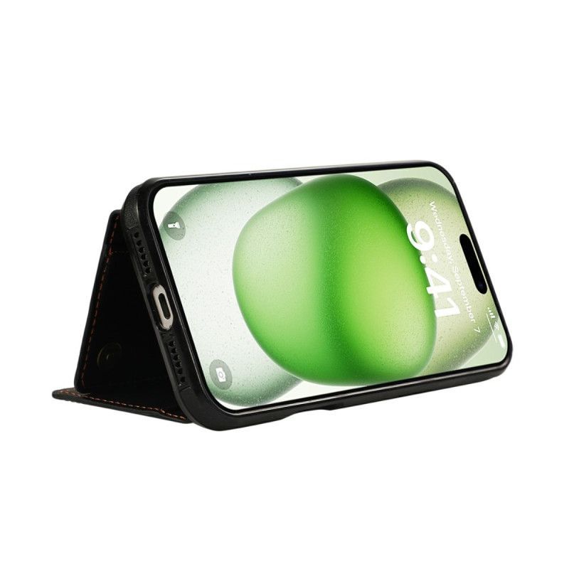 Coque iPhone 17 Portefeuille à Fermeture Éclair