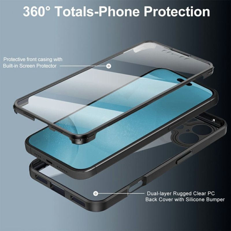 Coque iPhone 17 Protection à 360 Degrés Transparente