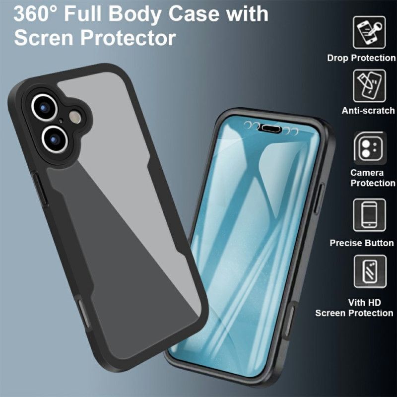 Coque iPhone 17 Protection à 360 Degrés Transparente