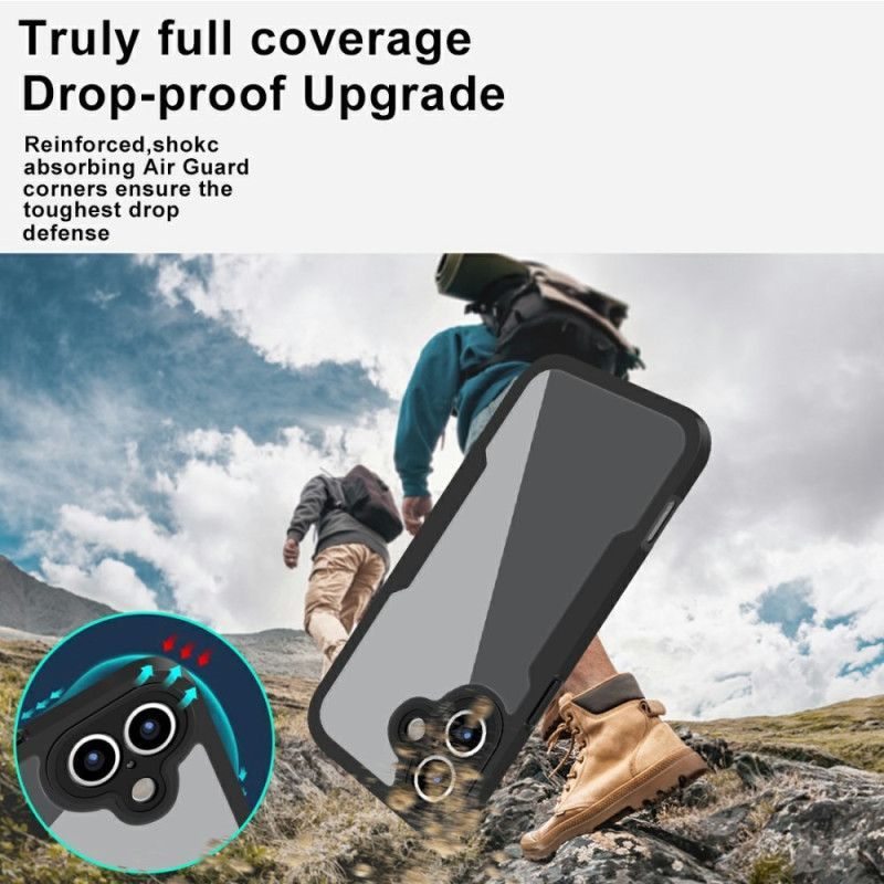 Coque iPhone 17 Protection à 360 Degrés Transparente