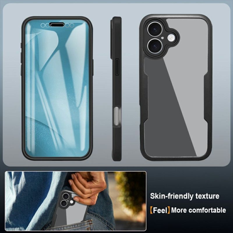 Coque iPhone 17 Protection à 360 Degrés Transparente