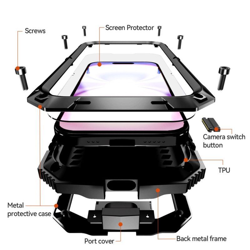 Coque iPhone 17 Protection Complète R-JUST