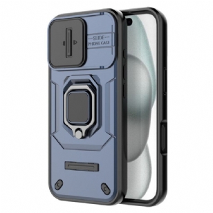 Coque iPhone 17 Ring Résistante avec Protecteur Caméra