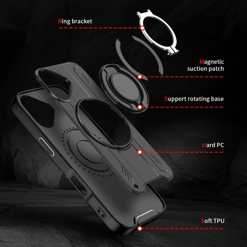 Coque iPhone 17 Support Rotatif et Compatibilité MagSafe