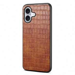 Coque iPhone 17 Texture Crocodile