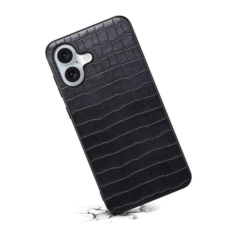 Coque iPhone 17 Texture Crocodile
