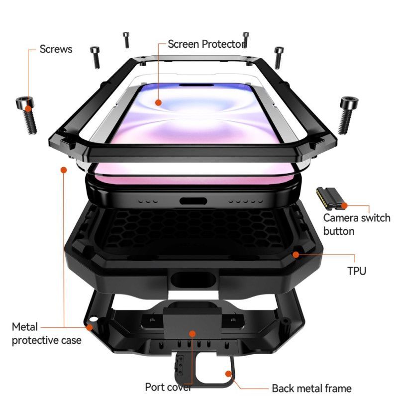 Coque iPhone 17 Ultra Résistante R-JUST