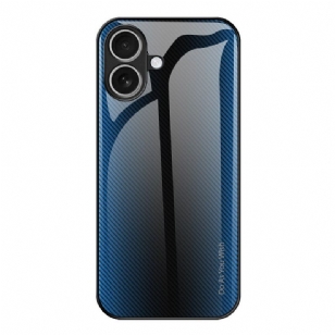 Coque iPhone 17 Verre Trempé Design Fibre Carbone