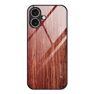 Coque iPhone 17 Verre Trempé Effet Bois