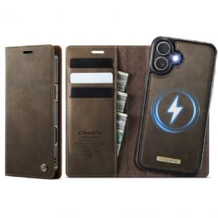 Flip Cover iPhone 17 Compatible MagSafe Coque Détachable et Protection RFID