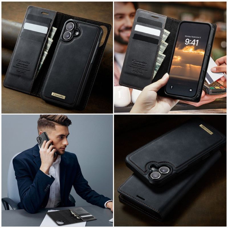 Flip Cover iPhone 17 Compatible MagSafe Coque Détachable et Protection RFID