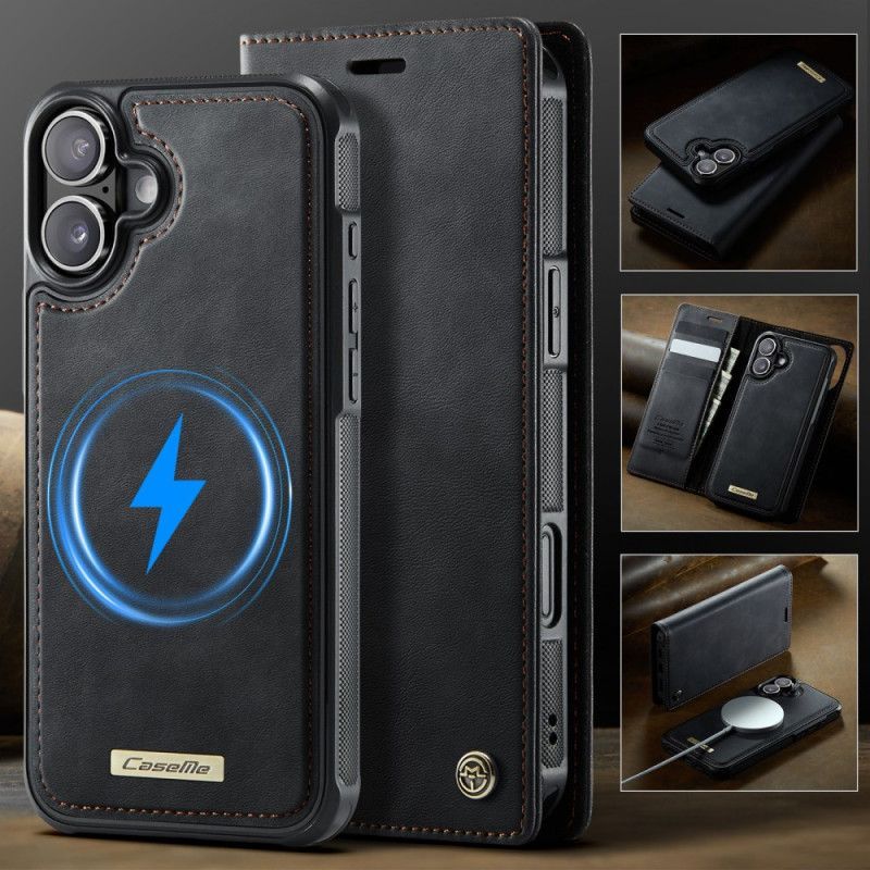 Flip Cover iPhone 17 Compatible MagSafe Coque Détachable et Protection RFID