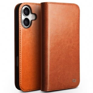Flip Cover iPhone 17 Portefeuille Cuir QIALINO