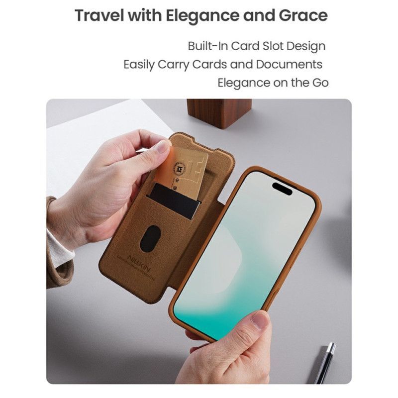 Flip Cover iPhone 17 Qin Pro Sries NILLKIN