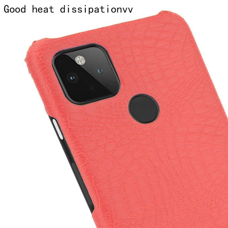 Coque Google Pixel 4a 5G effet peau de croco