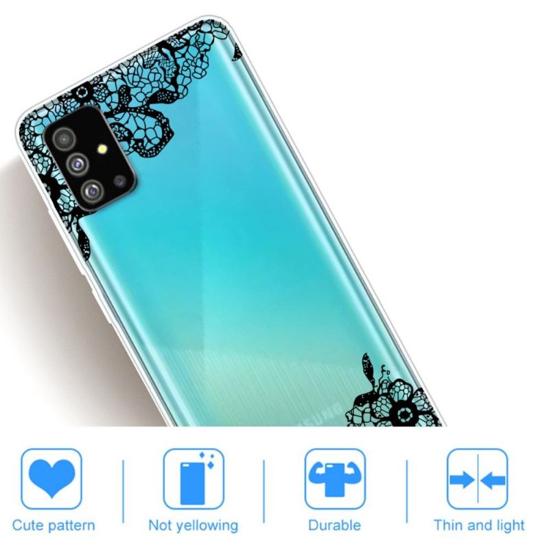 Coque Samsung Galaxy S20 fleur dentelle