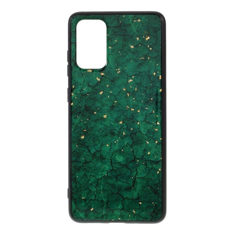 Coque Samsung Galaxy S20 Glam revêtement feuilles d'or