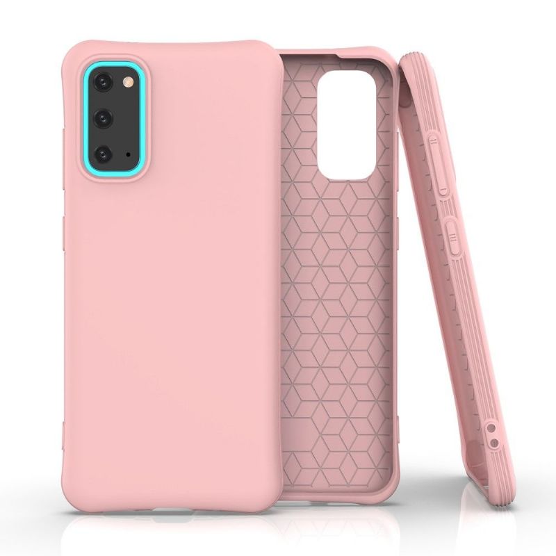 Coque Samsung Galaxy S20 Silicone mat coins renforcés