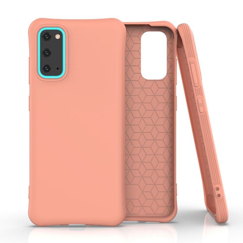 Coque Samsung Galaxy S20 Silicone mat coins renforcés