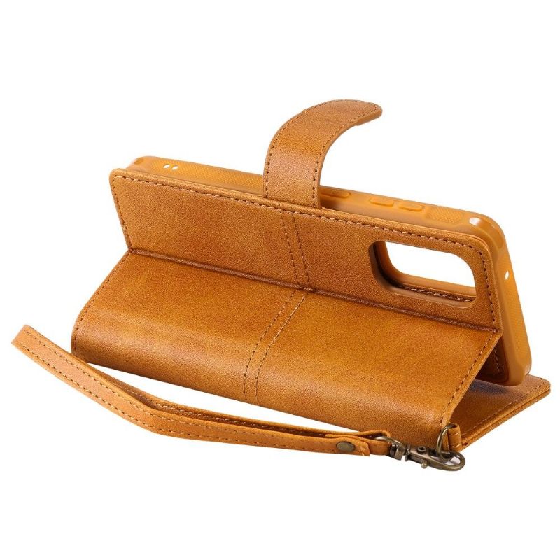 Housse et coque 2 en 1 pour Samsung Galaxy S20 simili cuir rétro