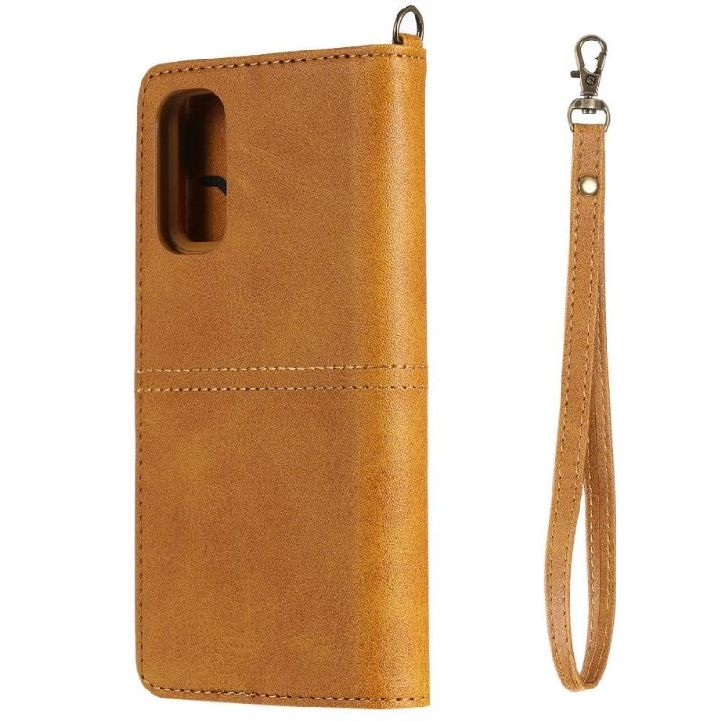 Housse et coque 2 en 1 pour Samsung Galaxy S20 simili cuir rétro