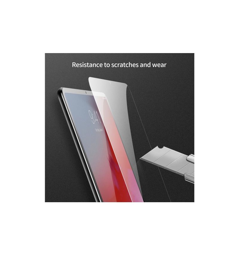 Protection d'écran en verre trempé anti-lumière bleue pour iPad Pro 12.9 2018