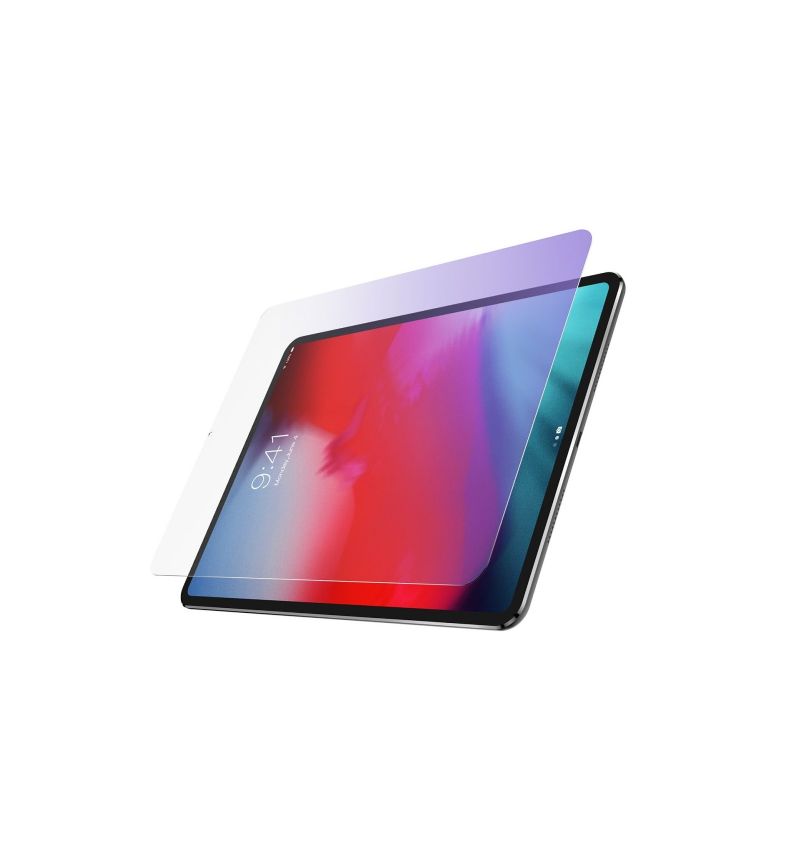 Protection d'écran en verre trempé anti-lumière bleue pour iPad Pro 12.9 2018