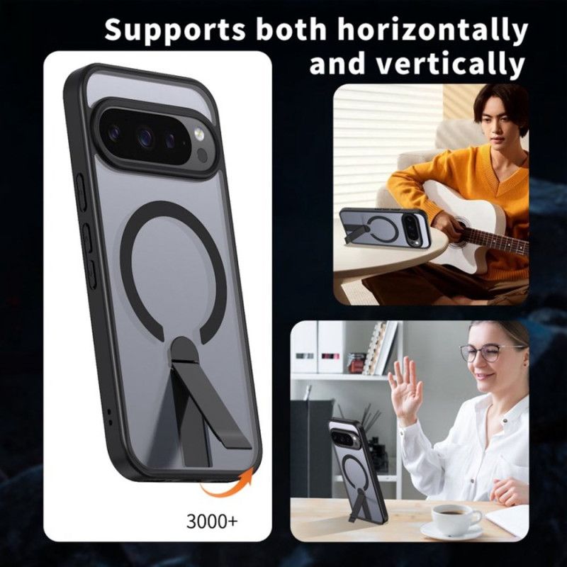 Coque Google Pixel 10 Pro XL / 9 Pro XL Givrée Compatible MagSafe avec Support