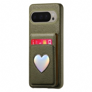 Coque Google Pixel 10 Pro XL / 9 Pro XL Porte-Cartes et Miroir