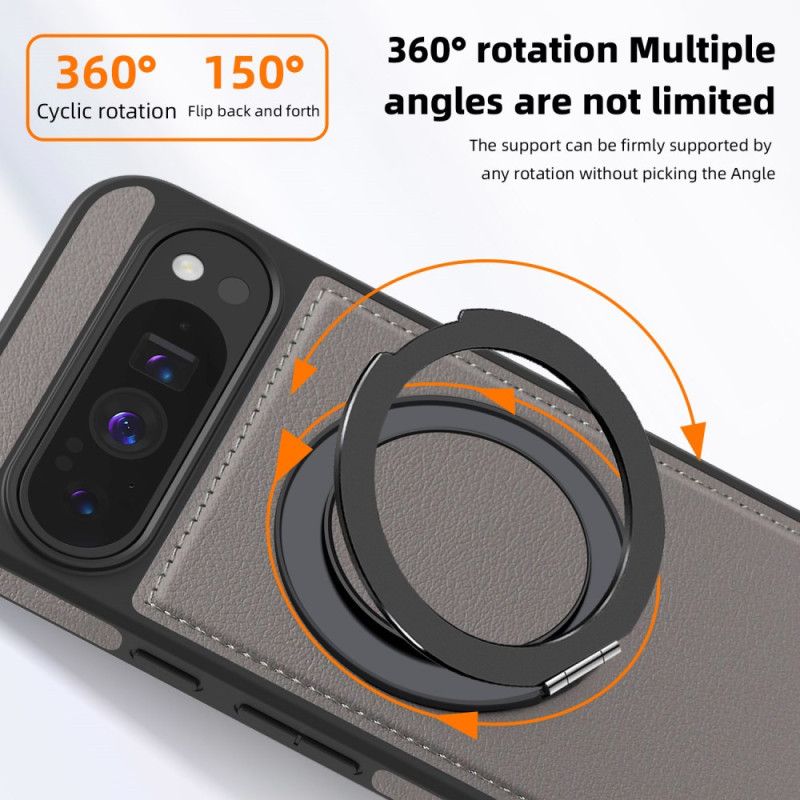 Coque Google Pixel 10 Pro XL Compatibilité MagSafe Support-Anneau Effet Daim