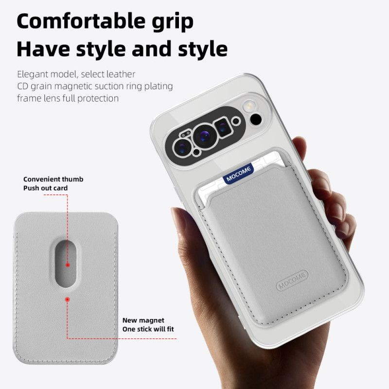 Coque Google Pixel 10 Pro XL Compatible MagSafe avec Porte-Cartes