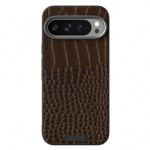 Coque Google Pixel 10 Pro XL Compatible MagSafe Croco ABEEL