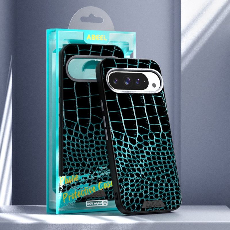 Coque Google Pixel 10 Pro XL Compatible MagSafe Croco ABEEL