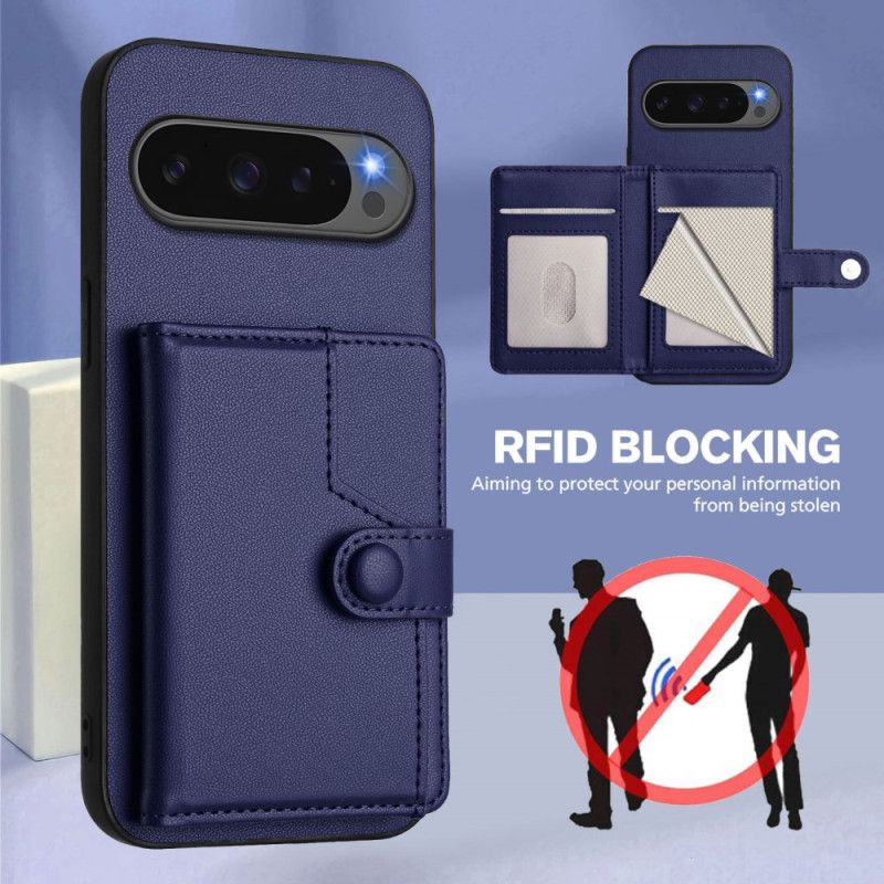 Coque Google Pixel 10 Pro XL Porte-Cartes RFID et Support